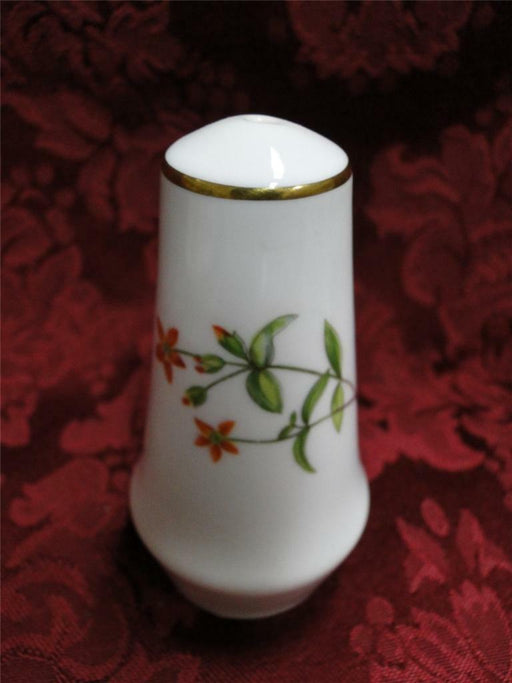 Minton Meadow, Smooth, Floral, Gold Trim: Salt Shaker, One Hole
