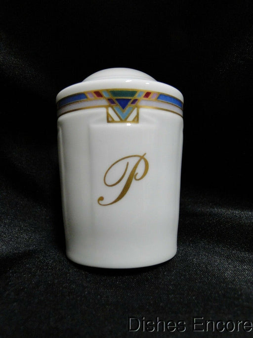 Villeroy & Boch Park Avenue, Paloma Picasso: Pepper Shaker, 2 5/8", 5 Holes, "P"