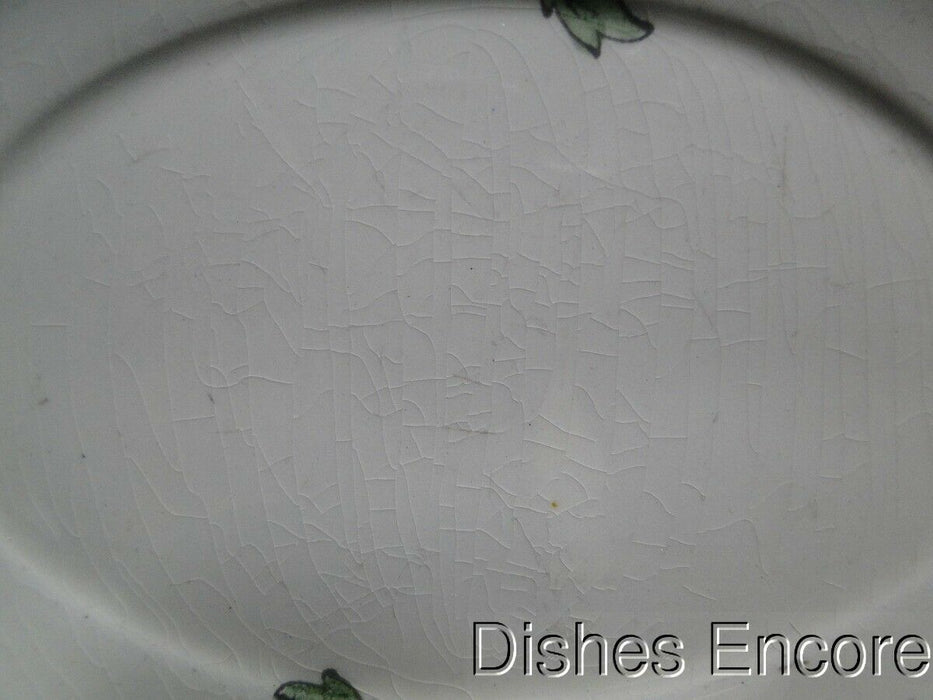 Booths Chinese Tree A8001, Red, Blue, Yellow: Gravy Underplate Only, Crazing