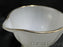 Anchor Hocking Swirl Golden Shell Milk Glass w/Gold: Creamer, 3 5/8" Tall