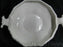 Johnson Brothers White w/ Embossed Scrolls: Serving Bowl & Lid, 9", As Is