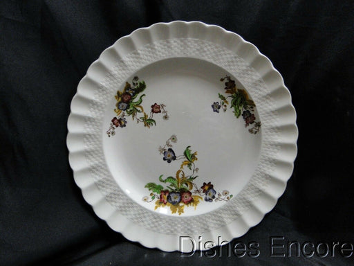 Spode Wicker Lane, Basket Weave, Florals: Dinner Plate (s), 10 1/2", Crazing