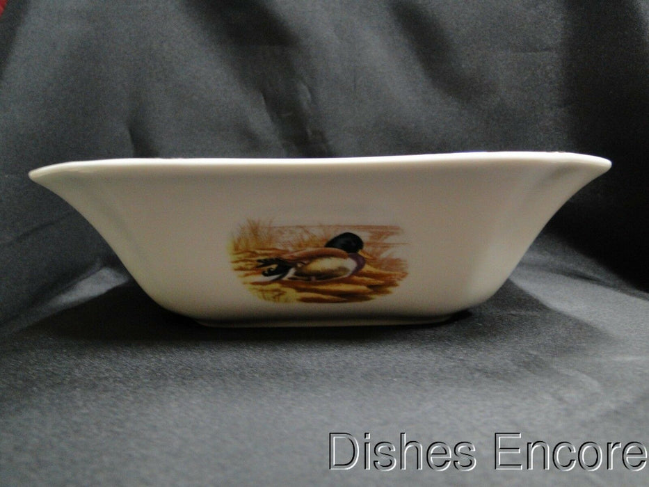 Spode Woodland Deer: NEW Square Serving / Salad Bowl, 9 1/2", Box