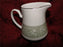 Mikasa Chapel, Green Bells on White, Platinum: Creamer / Cream Pitcher