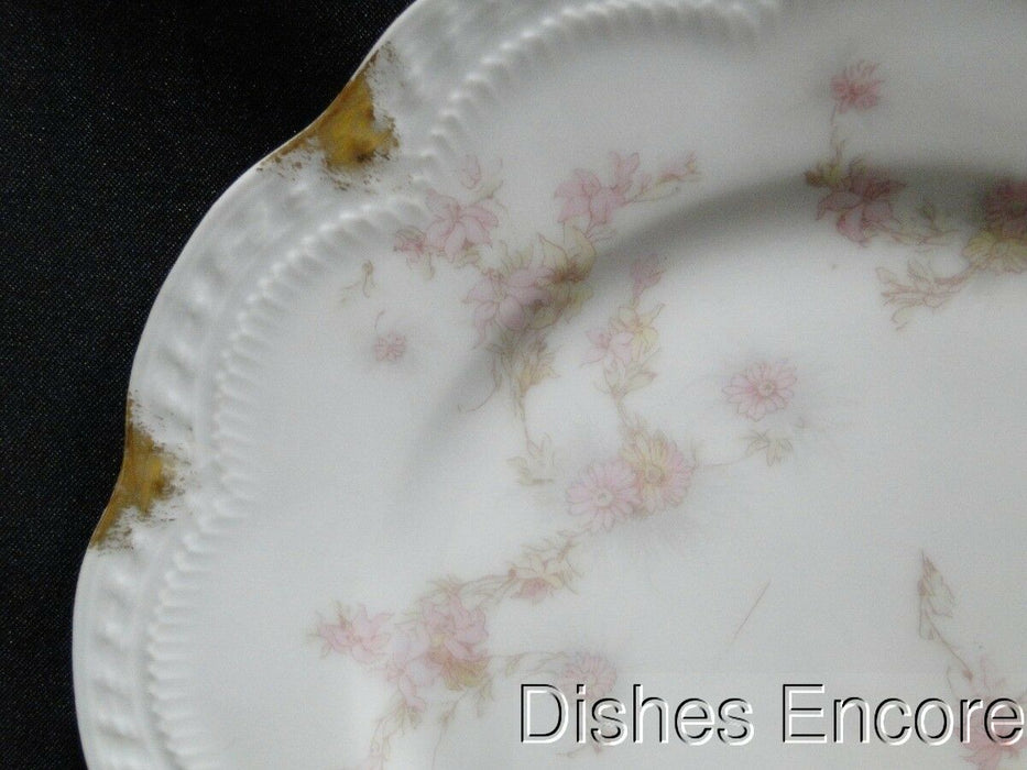 Haviland (Limoges) Schleiger 247d, Pale Pink Flowers: Salad Plate (s), 7 3/8"