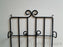 Bard's Stacked Black Metal Display Rack for Four Cup & Saucer Sets 11 1/4" x 16"