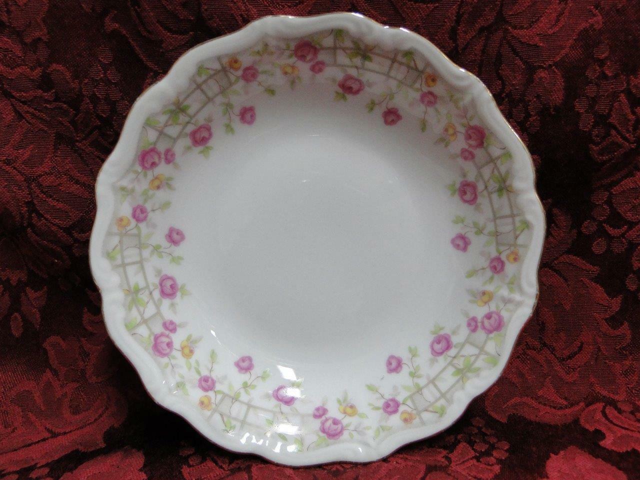 Amcrest Country Garden, Bavaria, Pink & Yellow Roses: Fruit Bowl, 5"