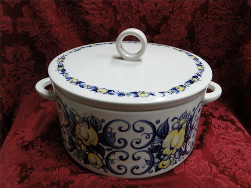 Villeroy & Boch Cadiz, Yellow, Blue: Soup Tureen & Lid / Covered Casserole, 8"