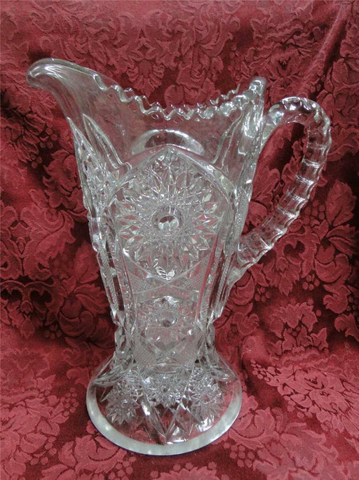 Clear, Pressed Glass: Serving Pitcher, 9 1/2" Tall  --  MG#227