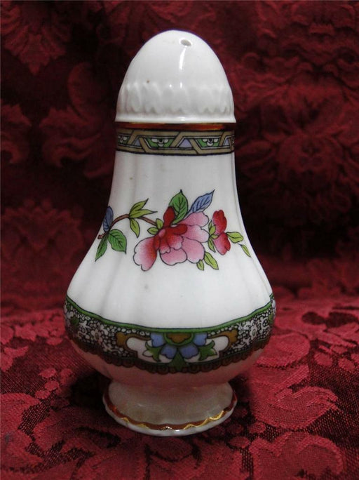 Paragon Tree of Kashmir, Floral on White: Pepper Shaker, 3 1/2", 5 Holes