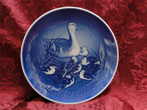 Bing & Grondahl Mother's Day Blue Mors Dag Plate 1973 Duck & Ducklings