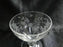 Clear w/ Etched Floral, Ball Stem: Oyster Cocktail (s), 3 5/8" Tall - CR#031