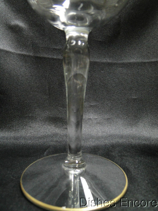 Double Gold Trim Gold Trim: Water or Wine Goblet, 7 7/8" Tall -- CR#093