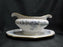 Royal Tettau Damask Rose, Blue / Green Roses: Gravy Boat w/ Attached Underplate