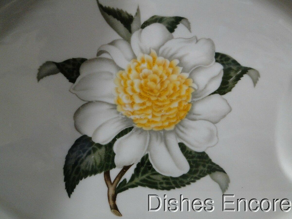 Haviland (New York) Camellia, White Flower w/ Yellow: Platter, 13 7/8" x 11"