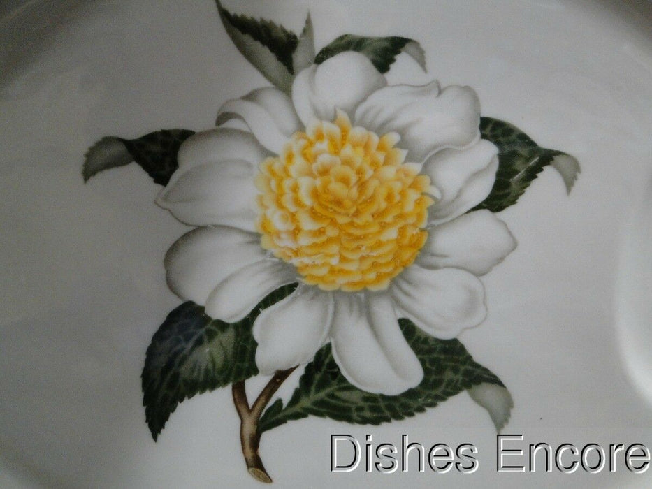 Haviland (New York) Camellia, White Flower w/ Yellow: Platter, 13 7/8" x 11"