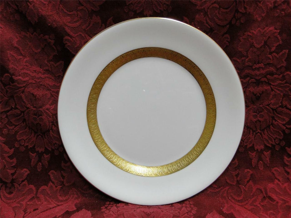 Wedgwood Adelphi, White w/ Gold Encrusted Verge: Salad Plate (s), 8"