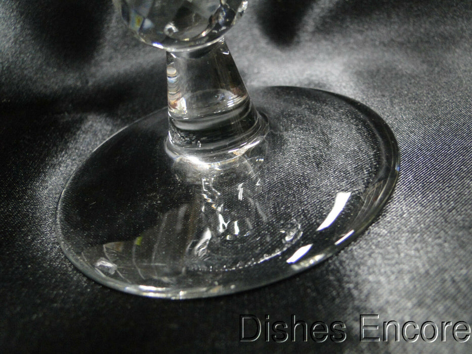 Rock Sharpe 2015-2, X's & Ovals: Water or Wine Goblet, 6 3/8", As Is
