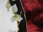 Noritake Nippon Pink / White Flowers, Black Edge: Cake Plate & 6 Plate Set