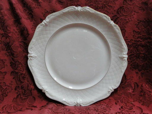 Royal Coburg, Ivory w/ Embossed Lattice: Dinner Plate (s), 10"