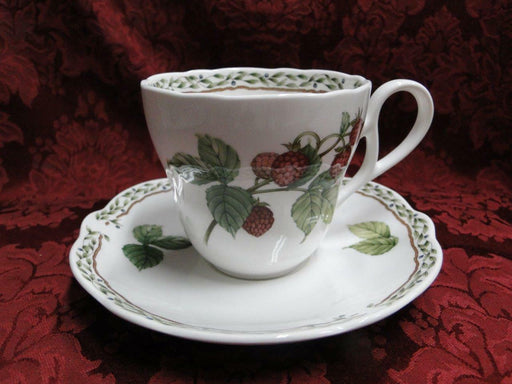 Noritake Royal Orchard, 9416, Fruit, Vine Border: Cup & Saucer Set (s), 3 1/8"