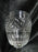 Rock Sharpe 2015-2, X's & Ovals: Water or Wine Goblet, 6 3/8", As Is