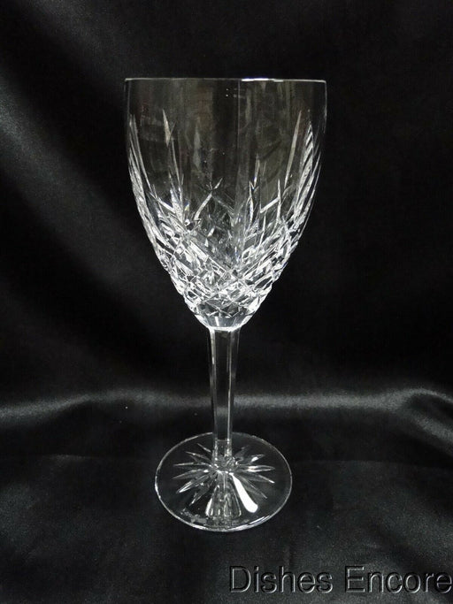 Waterford Crystal Araglin Vertical & Criss Cross Water or Wine Goblet, 7 7/8"