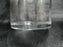 Clear w/ Gray Cut Flowers & Leaves, Optic: Flat Tumbler (s), 5 1/4" -- CR#089