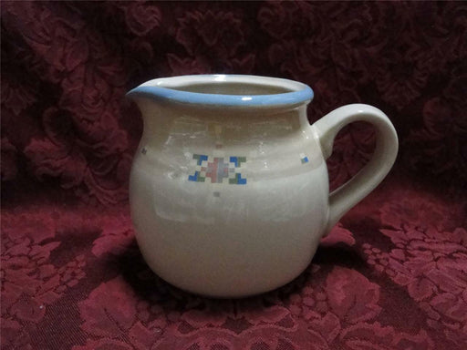 Noritake Arizona, 8677, Santa Fe, Blue Band, Geometric: Creamer / Cream Pitcher