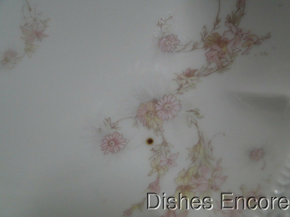 Haviland (Limoges) Schleiger 247d, Pale Pink Flowers: Soup Bowl (s), 7 3/8"