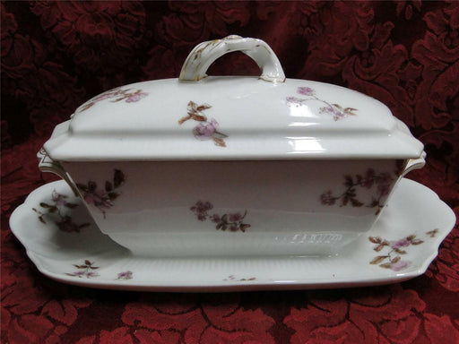 Haviland, Ch. Field (Limoges) Pink CHF 1649: Gravy or Sauce Tureen w/ Lid