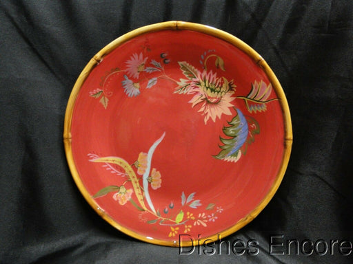 Tracy Porter Artesian Road, Red w/ Multicolored Floral: Dinner Plate, Nick