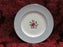 Royal Doulton Chateau Rose, Rose in Center, Gray Rim: Bread Plate (s), 6 1/2"