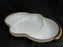 Anchor Hocking Swirl Golden Anniversary Milk Glass: 3-Part Relish Dish, Worn