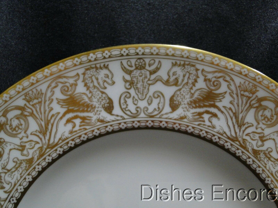 Wedgwood Gold Florentine, Dragons on White: Salad Plate (s), 8"