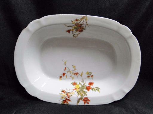 Schwalb Brothers (BSM), Coral Flowers: Oval Serving Bowl 9 7/8" As Is, Design #2