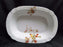 Schwalb Brothers (BSM), Coral Flowers: Oval Serving Bowl 9 7/8" As Is, Design #2