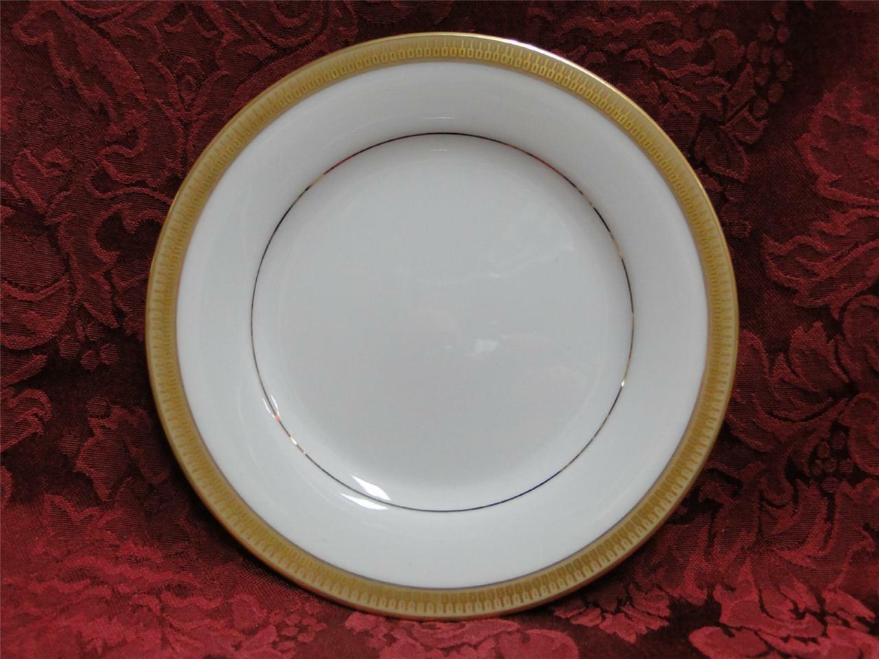 Noritake Goldwyn, 6244, Encrusted Gold Band: Bread Plate (s), 6 3/8"