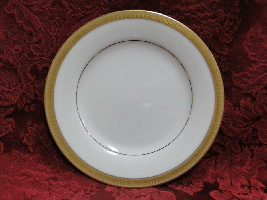 Noritake Goldwyn, 6244, Encrusted Gold Band: Bread Plate (s), 6 3/8"