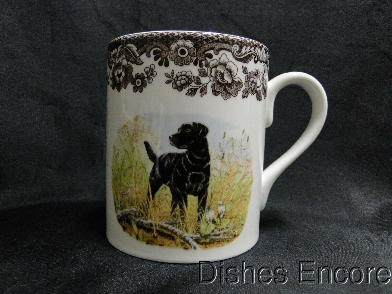 Spode Woodland Black Labrador Hunting Dog: NEW Mug (s), 4 1/4" Tall, 16 oz