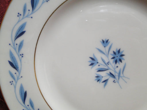 Lenox Blue Ridge / Blueridge, Blue Flowers, Gold Trim: Bread Plate (s), 6"