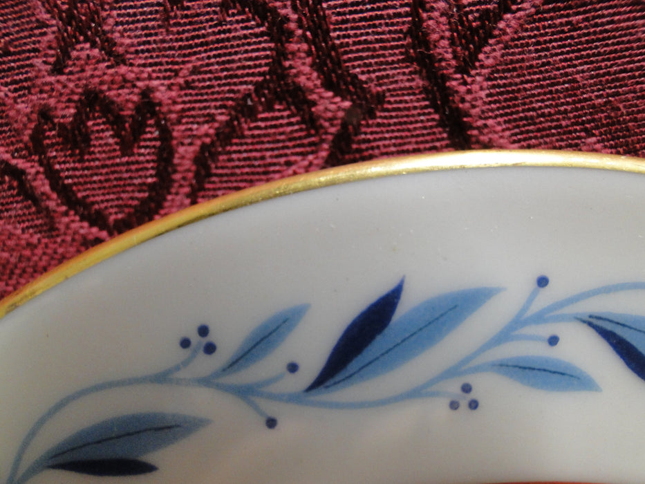 Lenox Blue Ridge / Blueridge, Blue Flowers, Gold Trim: Bread Plate (s), 6"