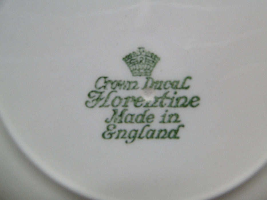 Crown Ducal Florentine Garden, Fruit: Oval Serving / Vegetable Bowl, 9"