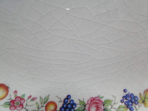 Crown Ducal Florentine Garden, Fruit: Salad Plate (s), 8", Crazing