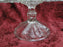 Cake Stand: Pressed Glass, Scalloped, Patterned, 9 7/8" -- MG#238
