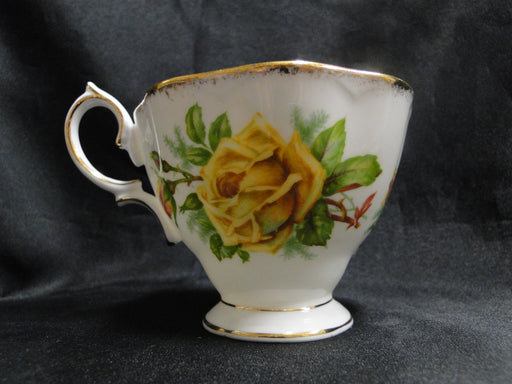 Royal Albert Tea Rose Yellow, Gold Trim: Malvern Cup & Saucer Set (s), 2 3/4"