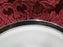 Franciscan Indigo, Black Band, Platinum: Dinner Plate (s), 10 1/2"