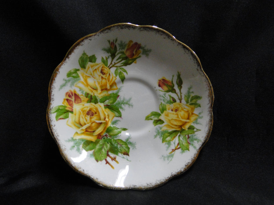 Royal Albert Tea Rose Yellow, Gold Trim: Countess Cup & Saucer Set (s), 2 3/4"