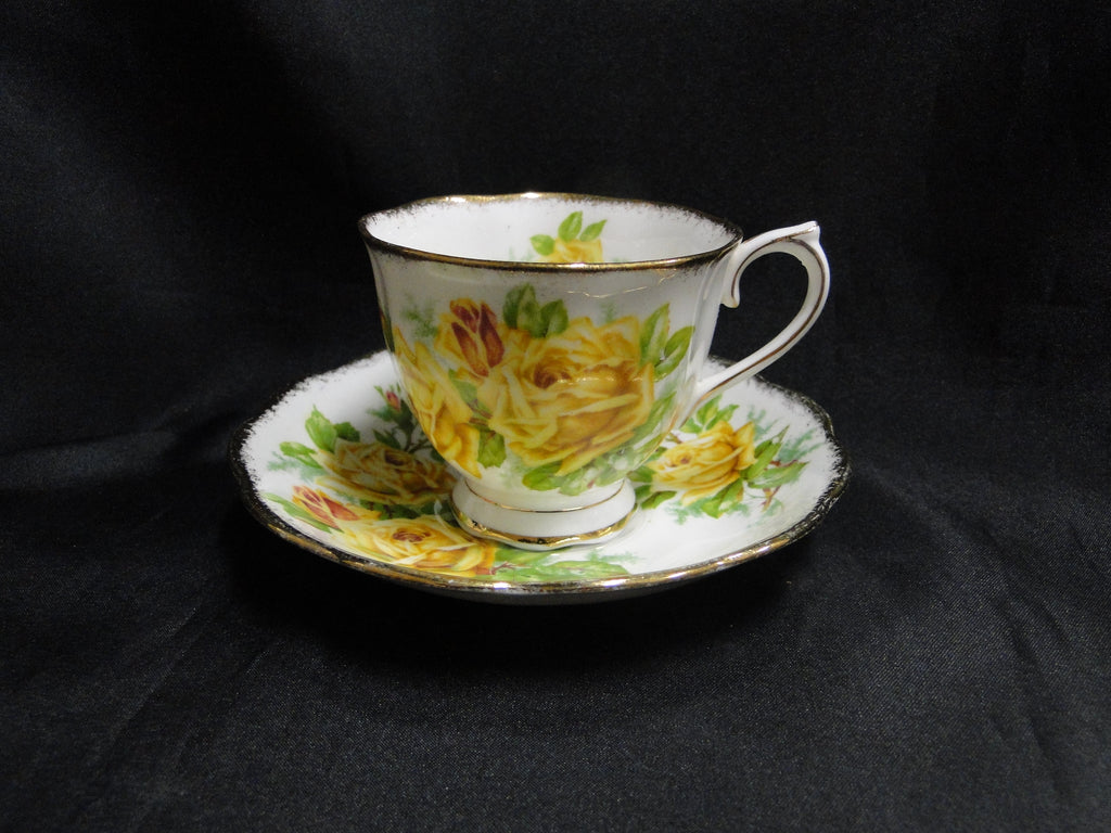 Royal Albert Tea Rose Yellow, Gold Trim: Countess Cup Saucer Set