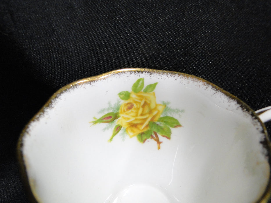 Royal Albert Tea Rose Yellow, Gold Trim: Countess Cup & Saucer Set (s), 2 3/4"